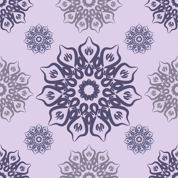 Decorative ornament seamless pattern background