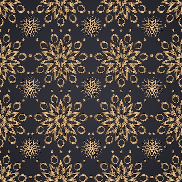 Decorative ornament seamless pattern background