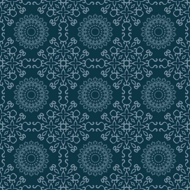 Decorative ornament seamless pattern background