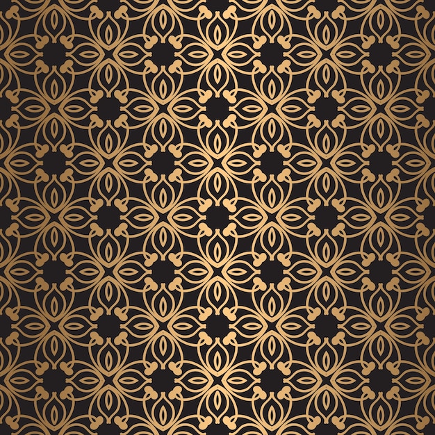 Decorative ornament seamless pattern background