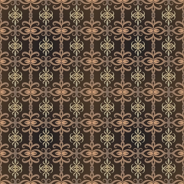 Decorative ornament seamless pattern background