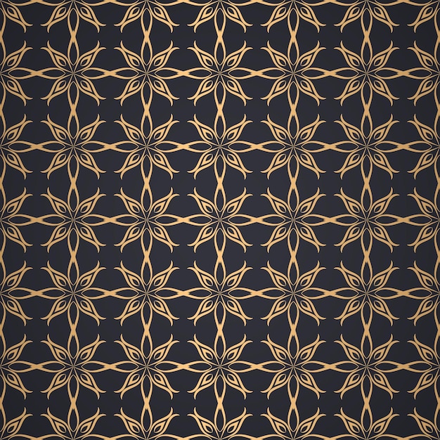 Decorative ornament seamless pattern background