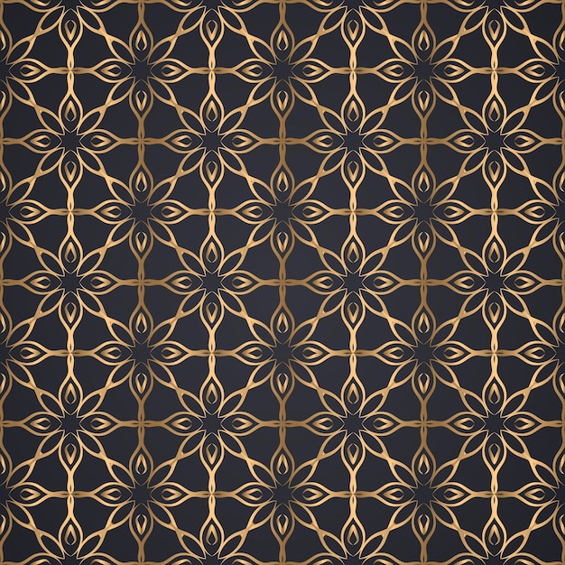 Decorative ornament seamless pattern background