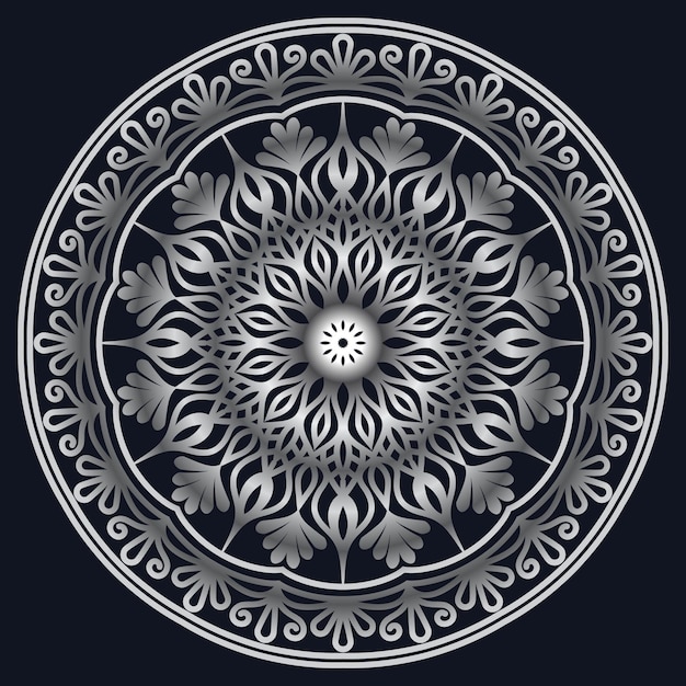 Decorative ornamental Luxury Mandala flower pattern design