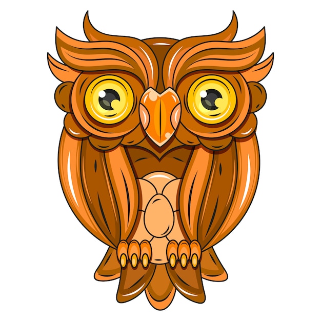 Decorative Owl Illustration