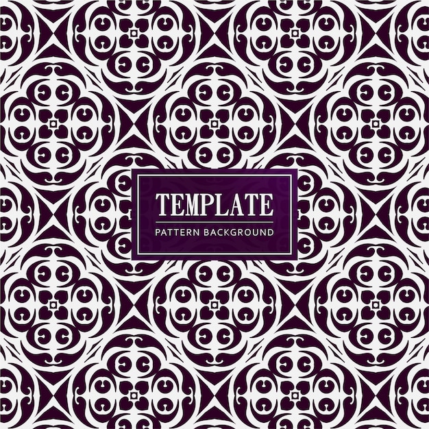 Decorative purple pattern with ornament