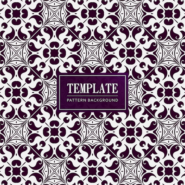 Decorative purple pattern with ornament