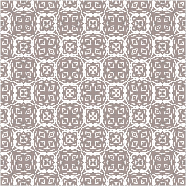 Decorative seamless pattern with minimalist abstract retro design style