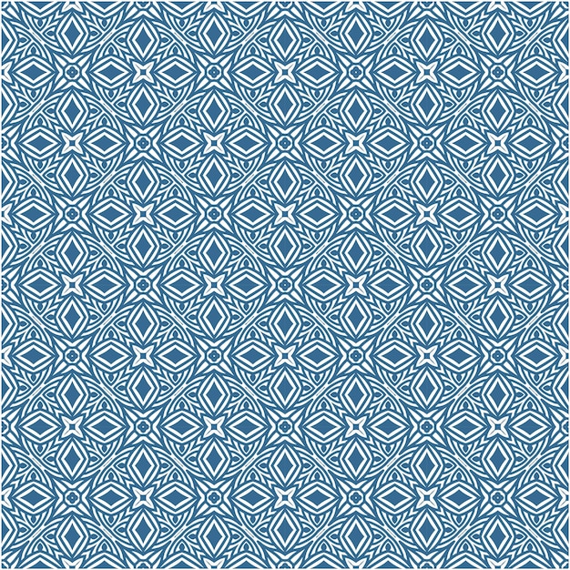 Decorative seamless pattern with minimalist abstract retro design style