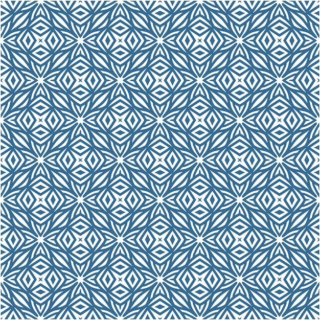 Decorative seamless pattern with minimalist abstract retro design style