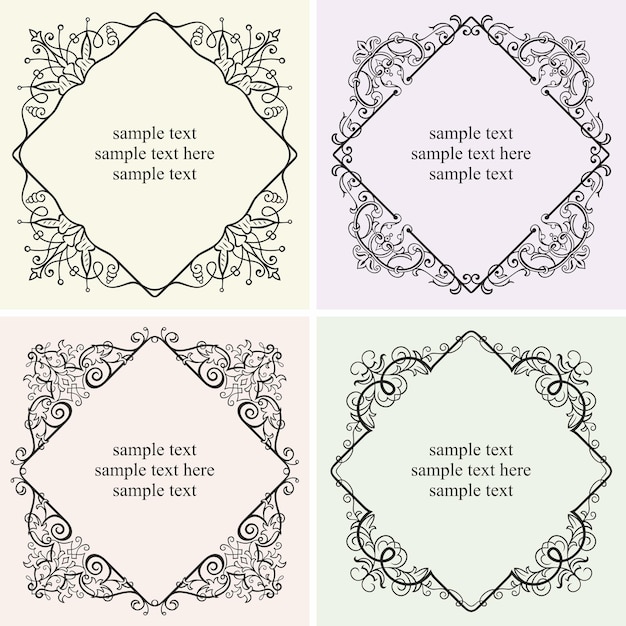 Decorative text frames