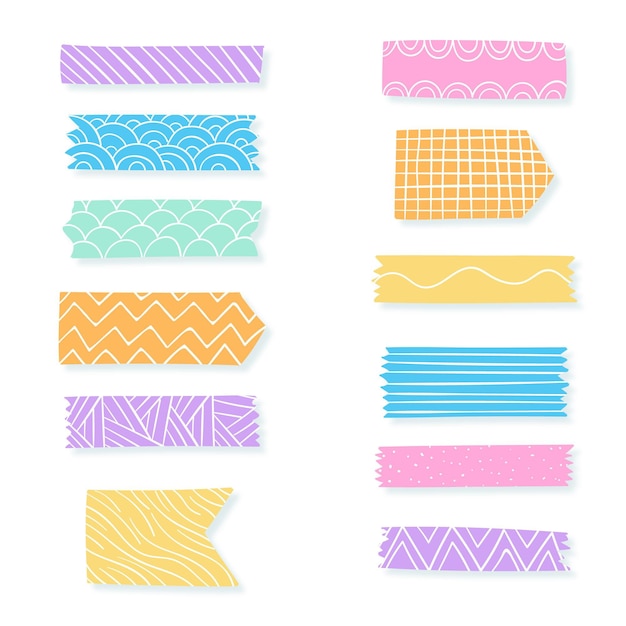 Decorative washi tape collection