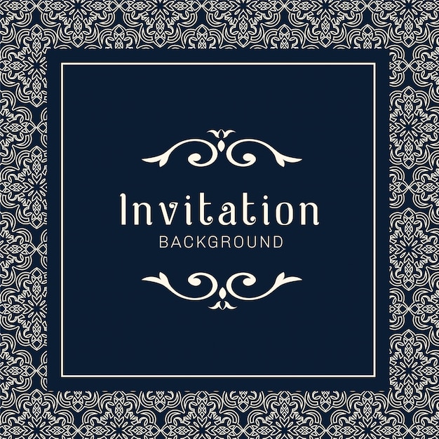 Vector decorative wedding invitation cards 