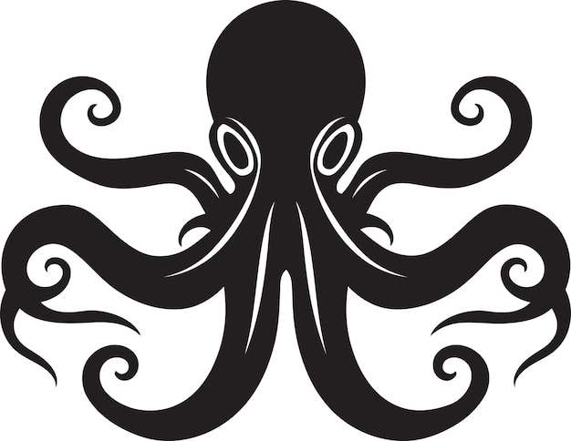 Deep Dive Designs Octopus Logo Design Inked Imagery Emblematic Icon