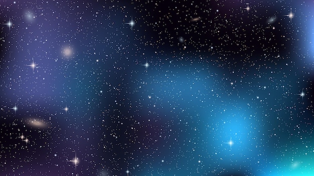 Deep space vector background