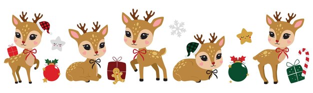 deer fawn family couple mother baby child cute portrait face little small forest animal full face fl