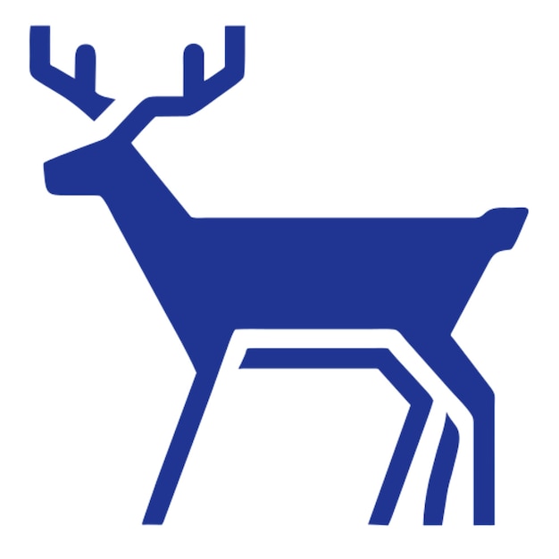 deer in the forest pictogram