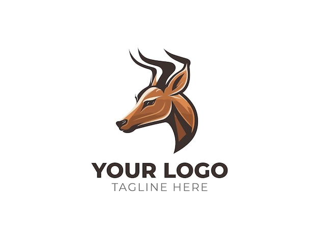 Deer Head Logo Vector for Elegant Branding