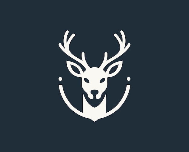 Deer head vector illustration