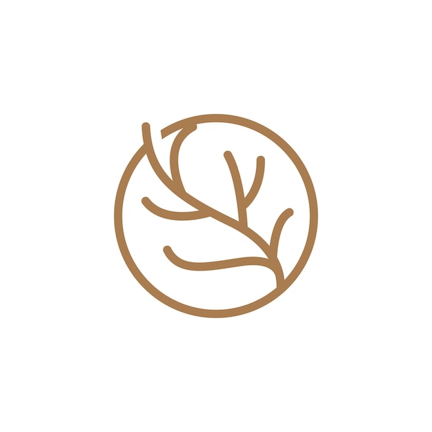 Deer Horn Logo Design Horn Animal Illustration Minimalist Simple Symbol Icon