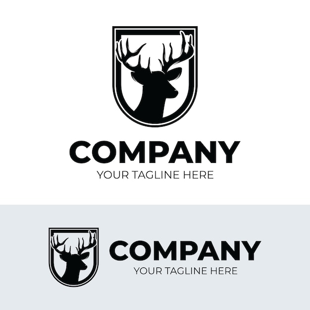 Deer hunting club logo design