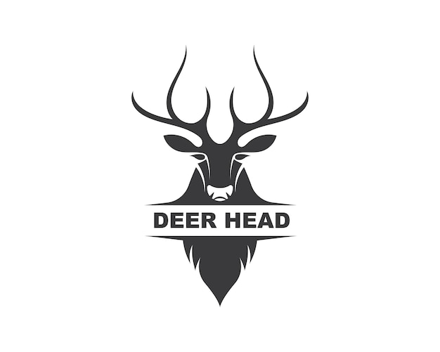 Deer ilustration logo vector