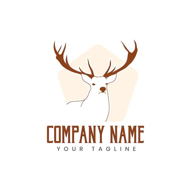 A deer logo for company