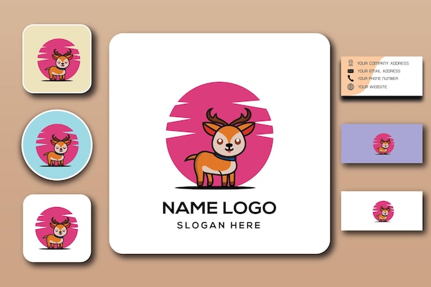 deer logo design