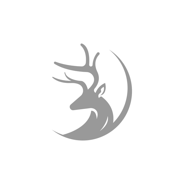 Deer logo icon illustration design vector