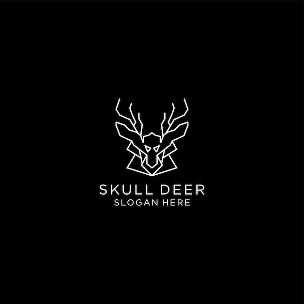 Deer logo icon vector image