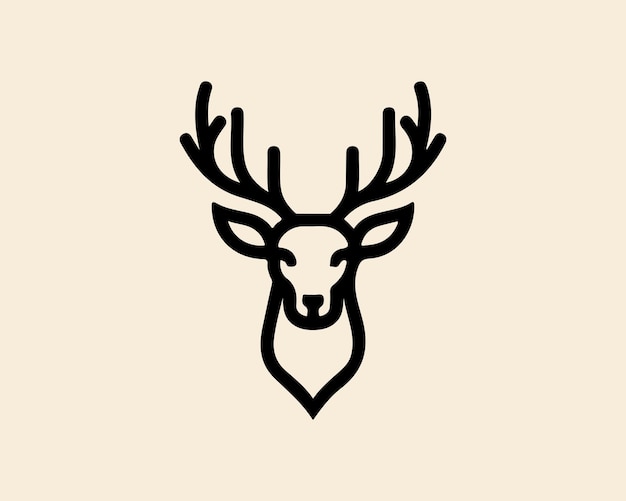 Deer Logo Vector Illustration