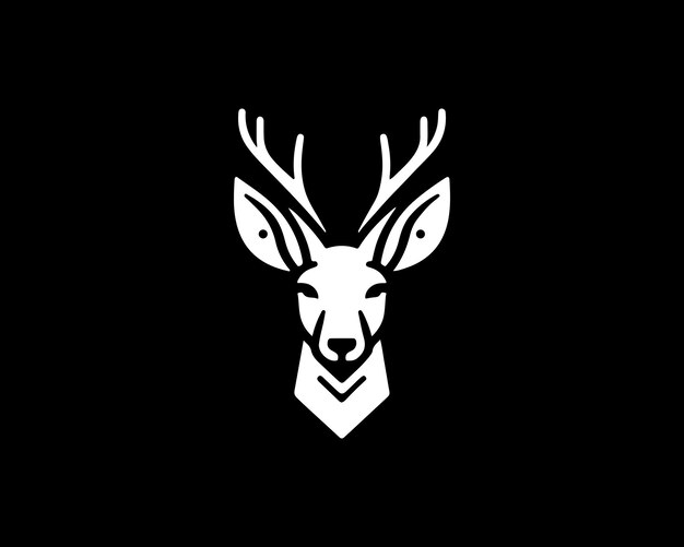 Deer logo vector illustration