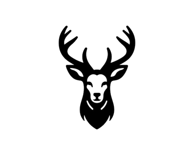 Deer logo vector illustration