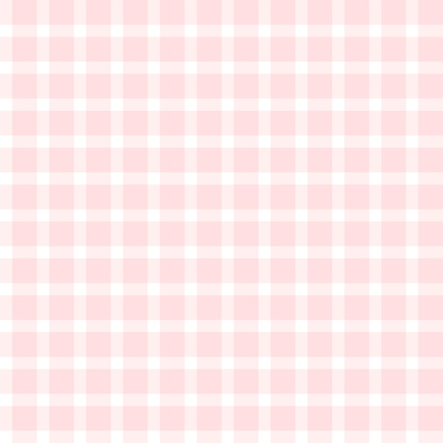 Delicate pink pretty plaid print