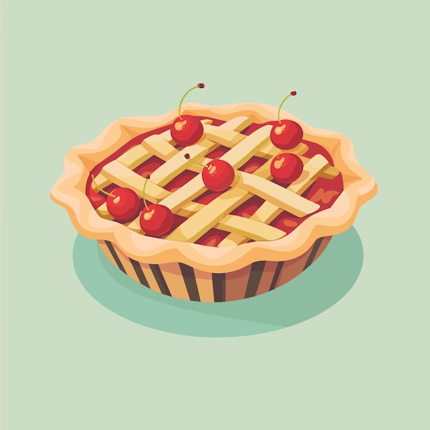 Delicious Cherry Pie with Lattice Crust