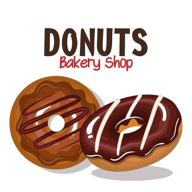 delicious donuts bakery shop 