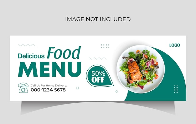 Delicious Food Menu Facebook Cover Template