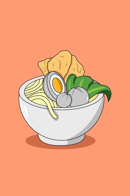 Delicious Meatball Illustration