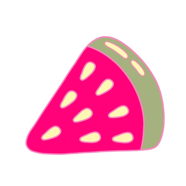 A delicious pink watermelon Sweet fruit for summer