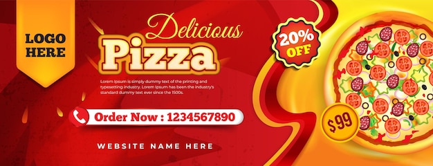 Delicious Pizza Social Media Template