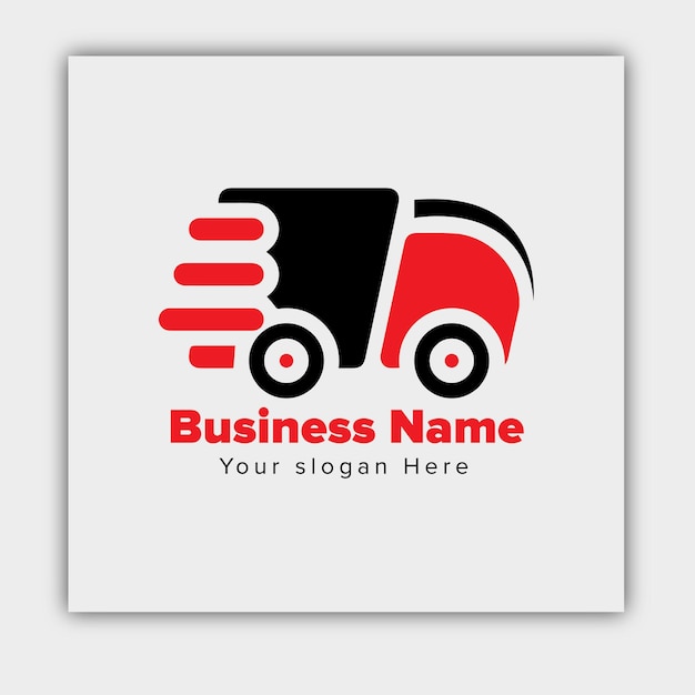 Delivery business unique logo design