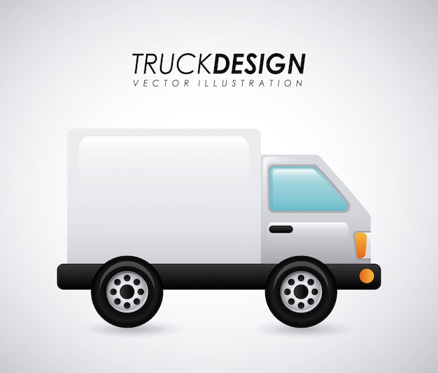 Delivery design over white background vector illustration