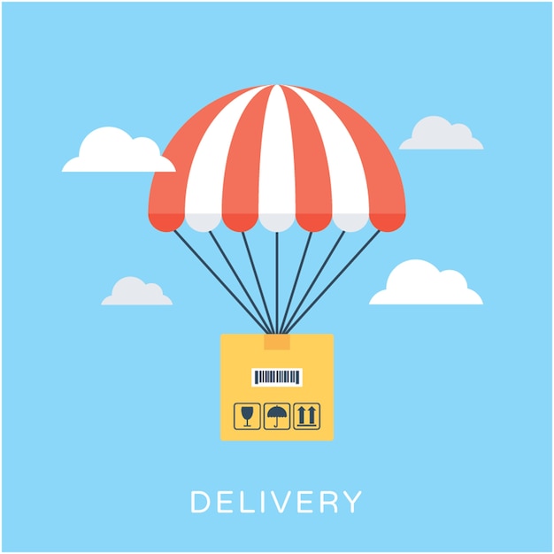 Delivery Flat Vector Icon