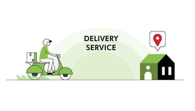 Delivery service concept vector illustration