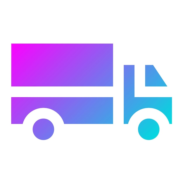 Delivery Truck Vector Icon Design Illustration