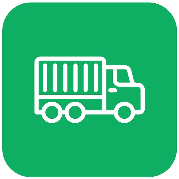 Delivery Truck Vector Icon Design Illustration