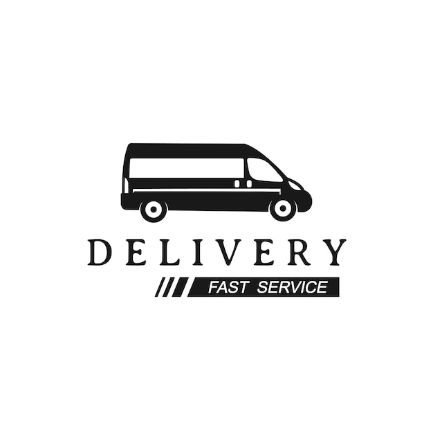 Delivery Van Logo Design Template