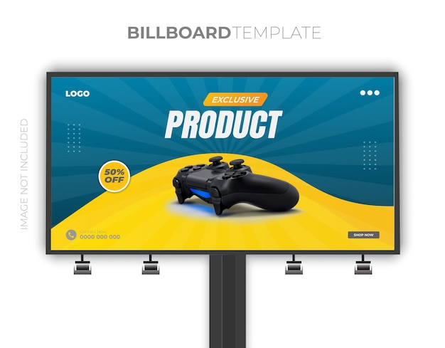 Vector deluxe quality social media and billboard product content for black friday deals