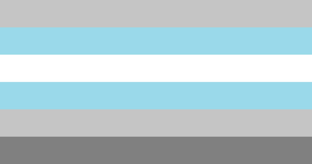 Demiboy pride lgbt pride flag vector image