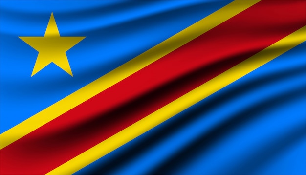 Democratic Republic of the Congo background template.